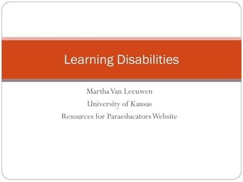 Learning Disabilities PowerPoint Presentation に対する画像結果