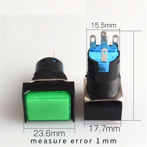 Afbeeldingsresultaten voor Black Rectangular Push Button Switch