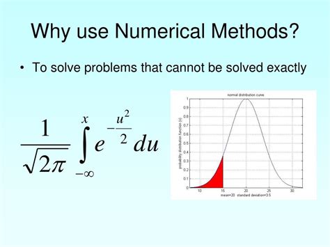 Afbeeldingsresultaten voor Why to Use Numerical Methods