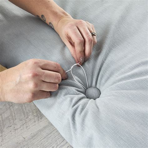 Image result for How to Fix Tufted Buttons On a Couch