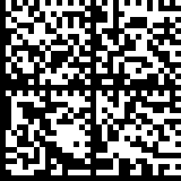 2D Data Matrix Barcode Pattern に対する画像結果