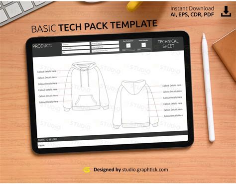 Image result for Tech Pack Sample