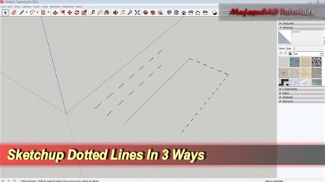 Toradh íomhá ar Draw a Dashed Line