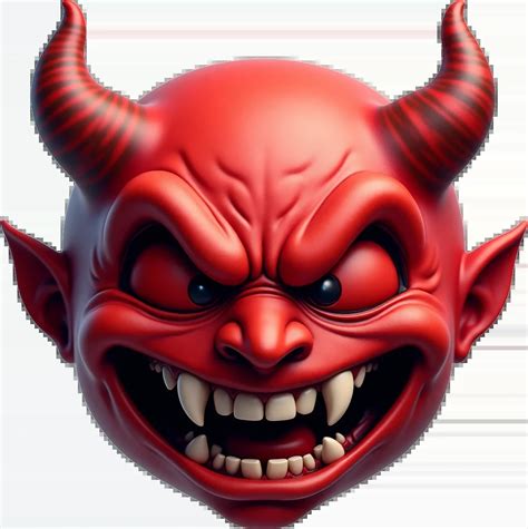 Toradh íomhá ar Demon Emoji PNG
