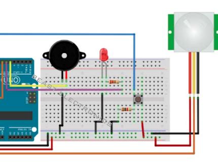 Afbeeldingsresultaten voor Arduino and PIR Sensor Alarm System