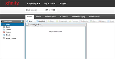 Image result for Xfinity Email New Interface