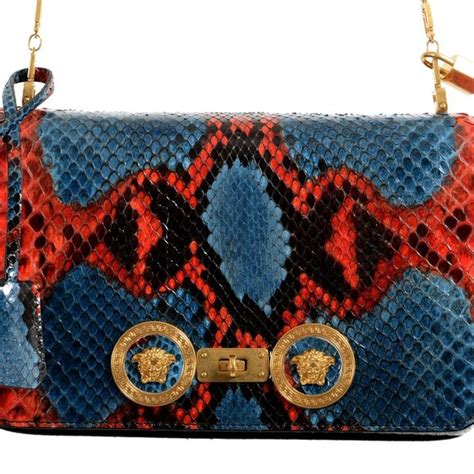 Image result for Python Leather Versace Bag