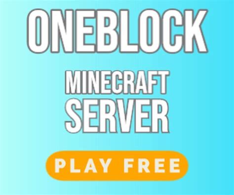 Image result for One Block Minecraft Server IP
