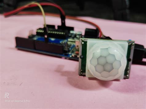 Capteur PIR Arduino に対する画像結果