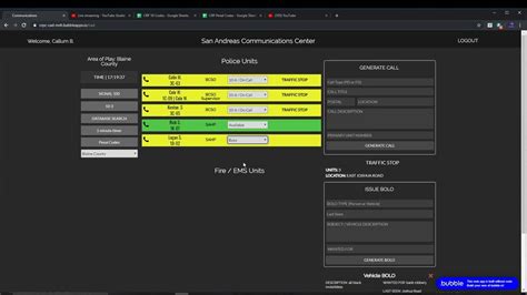 Image result for Fivem Dispatch Screen