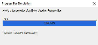 Image result for Progress Excel UserForm
