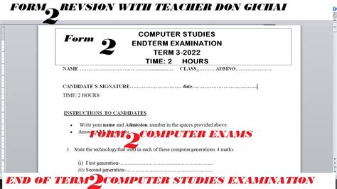Simplified Computer Notes Form Two に対する画像結果