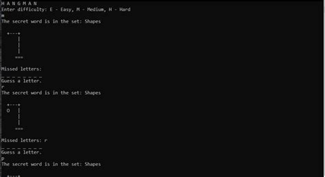 Hangman Game Python に対する画像結果