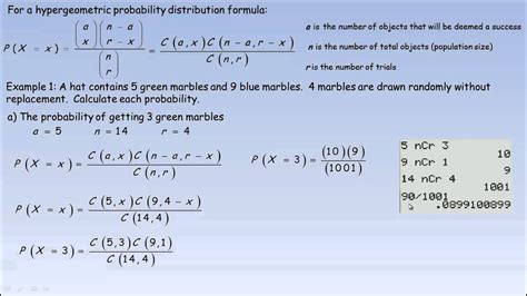 Image result for Hypergeometric Probability