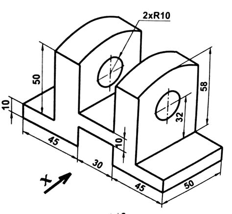 Image result for Orthographic Projection Drawing Examples