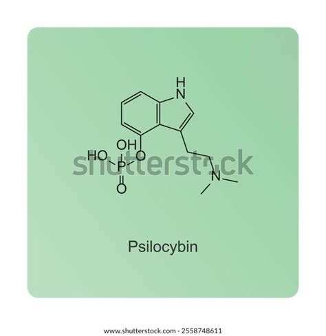 Image result for Psilocybin Compound Structure