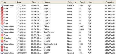 Image result for Understanding an Error Log