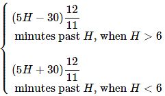 Image result for Clock Basics Formula