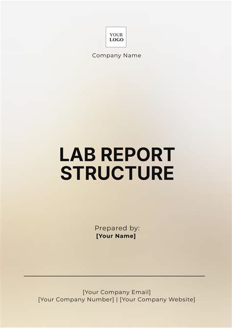 Classy Lab Report Layout に対する画像結果