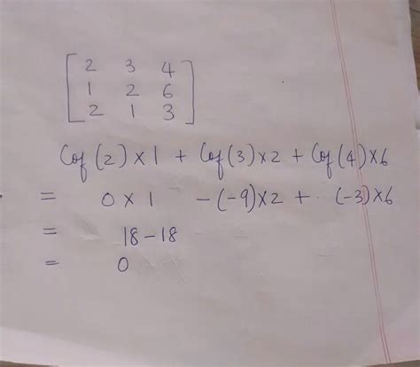 Image result for Cofactor Matrices