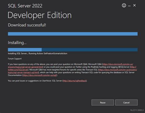 Toradh íomhá ar SQL Installation Path