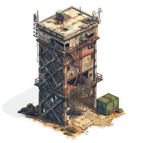 Image result for Exploded Isometric of Tower