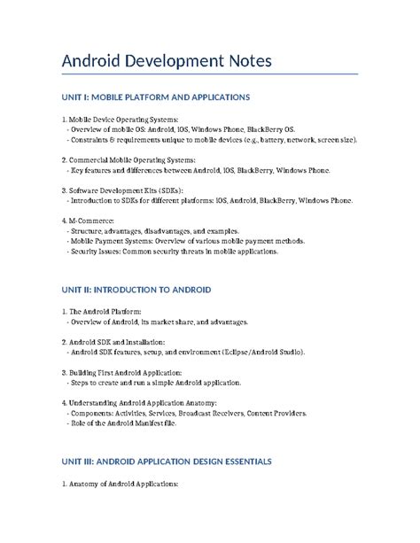 Afbeeldingsresultaten voor Android Programming Notes