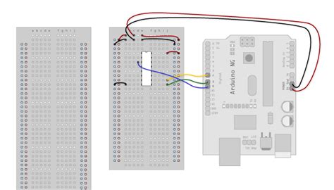 Toradh íomhá ar Arduino Breadboard Template