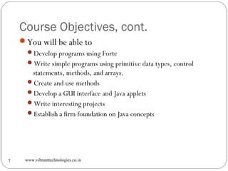 Afbeeldingsresultaten voor Java Course Objectives