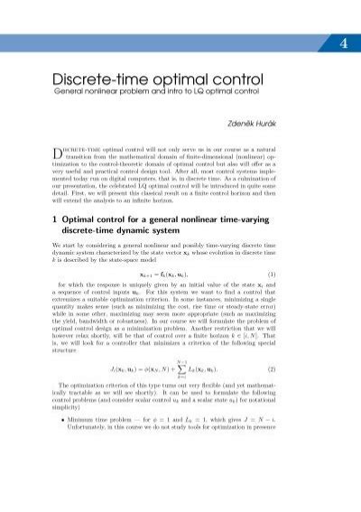 Image result for Discrete-Time Optimal Control
