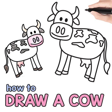 Image result for Draw a Cow Easy