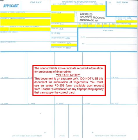 Image result for ATF Form 1 Fingerprint Examples