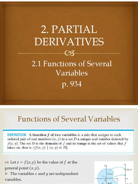 Toradh íomhá ar Partial Derivative of Two Variable Function