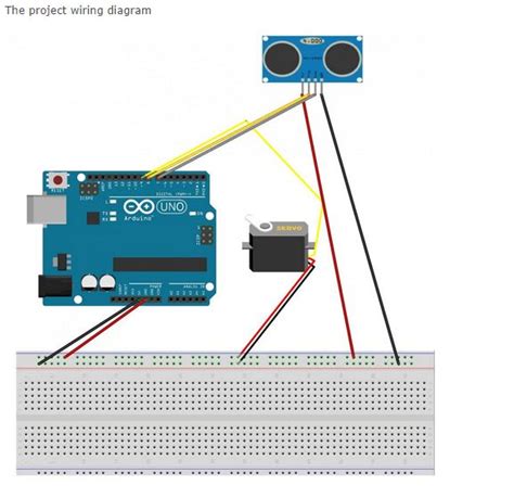 Image result for Ultrasonic Radar System Using Arduino Circuit Diagram