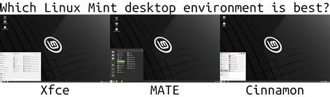 Image result for Linux Mint Change Desktop Environment