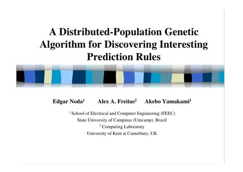 Image result for Distributed Genetic Algorithms