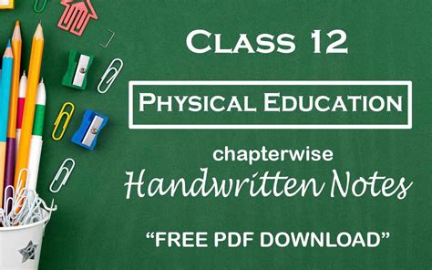 Image result for Physical Education Class 12 Notes