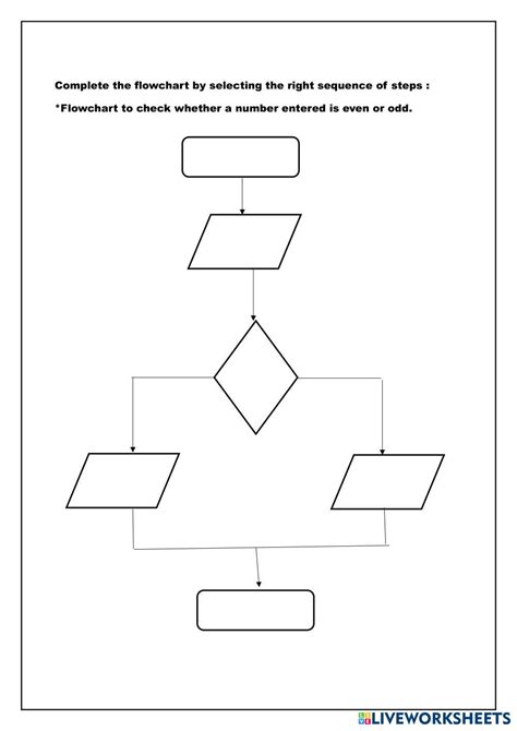 Worksheets On Algorithm and Flowchart に対する画像結果