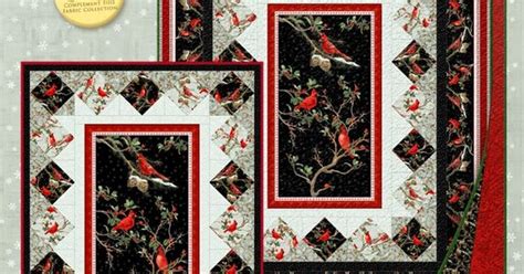 Afbeeldingsresultaten voor Cardinal Fabric Quilt Pattern