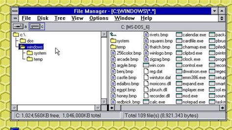 Image result for Windows 1.0 File Manager