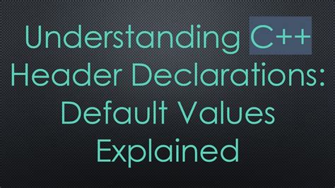 Toradh íomhá ar C++ Header File Declaration