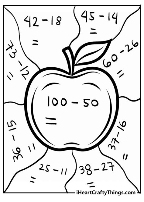 Résultat d’images pour Math Test Coloring Page
