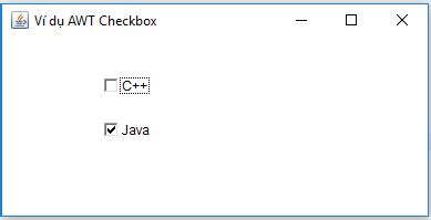 Image result for Checkbox AWT Java