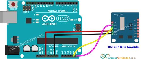 Arduino Nano DS1307 RTC Module Wiring Diagram に対する画像結果