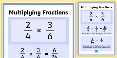Multiplying Fractions Visual に対する画像結果
