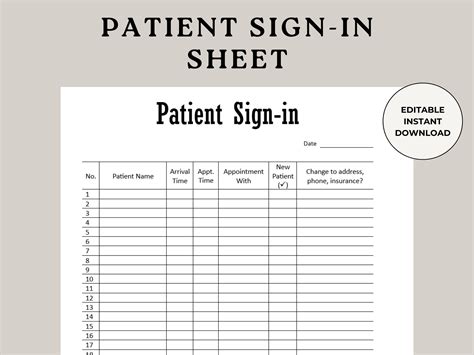 Afbeeldingsresultaten voor Patient Sign Form