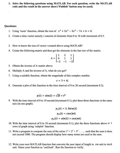 Image result for MATLAB Questions for Rolles Theory