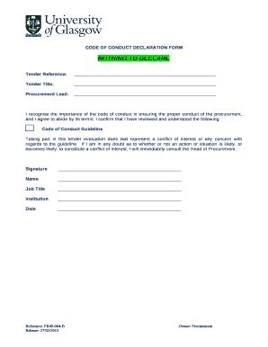 Image result for Code of Conduct Acceptance Form