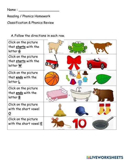 Image result for Classification Worksheet for Grade 2