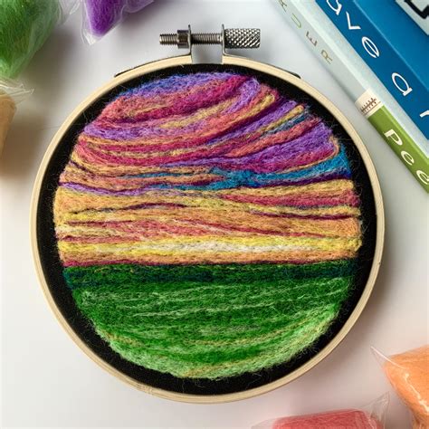 Toradh íomhá ar 2D Needle Felting